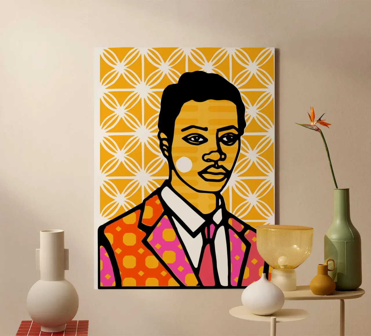 Giallo tela da Portraits