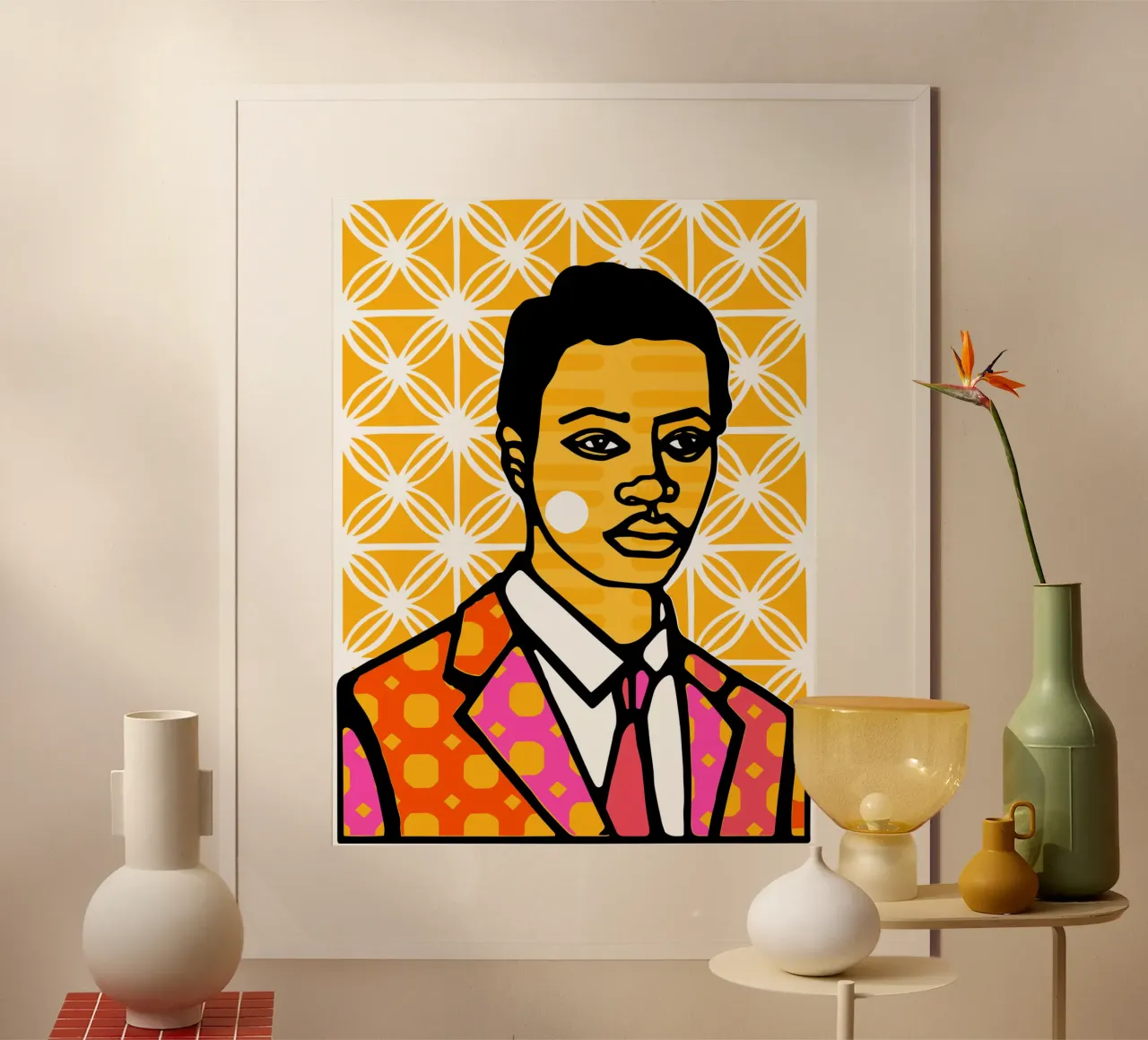 Giallo poster da Portraits