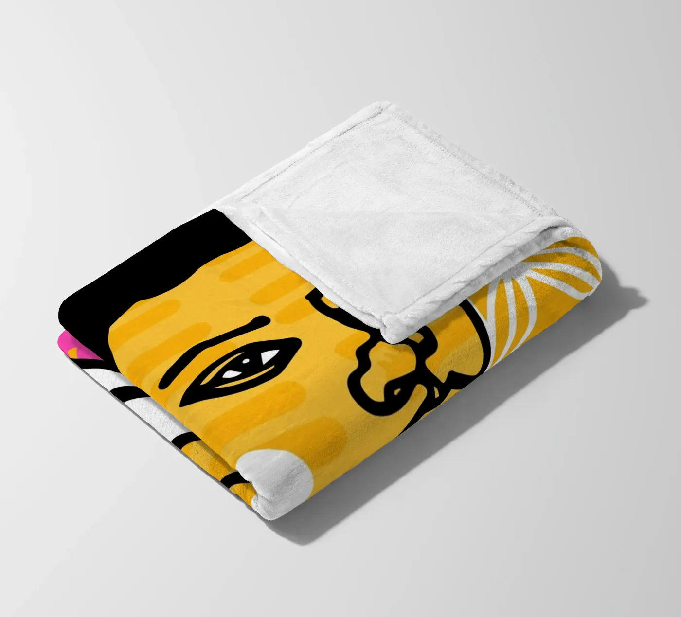 Yellow Fleecedecke von Portraits