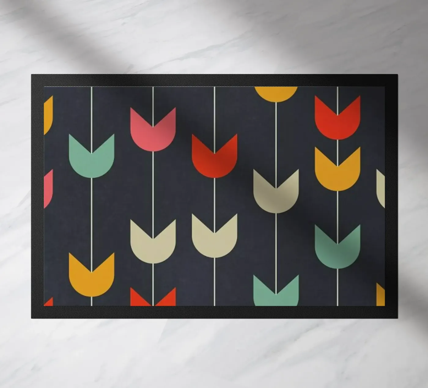 Tulips doormat by Tracie Andrews