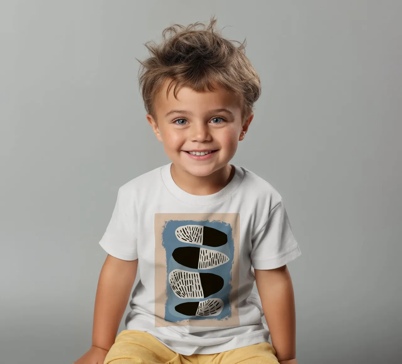 Stone Pattern I t-shirt bambini da Sienna Atelier