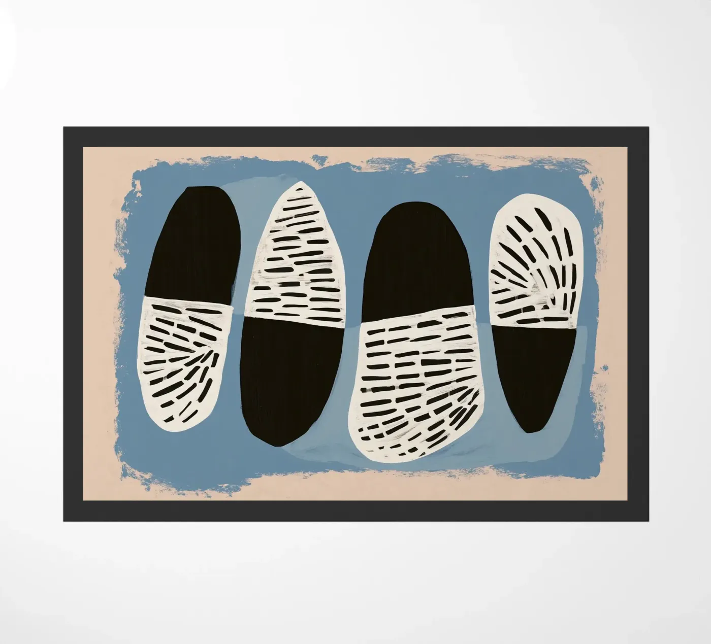 Stone Pattern I paillasson de Sienna Atelier