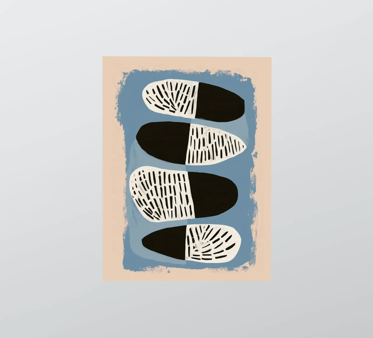 Stone Pattern I sticker by Sienna Atelier
