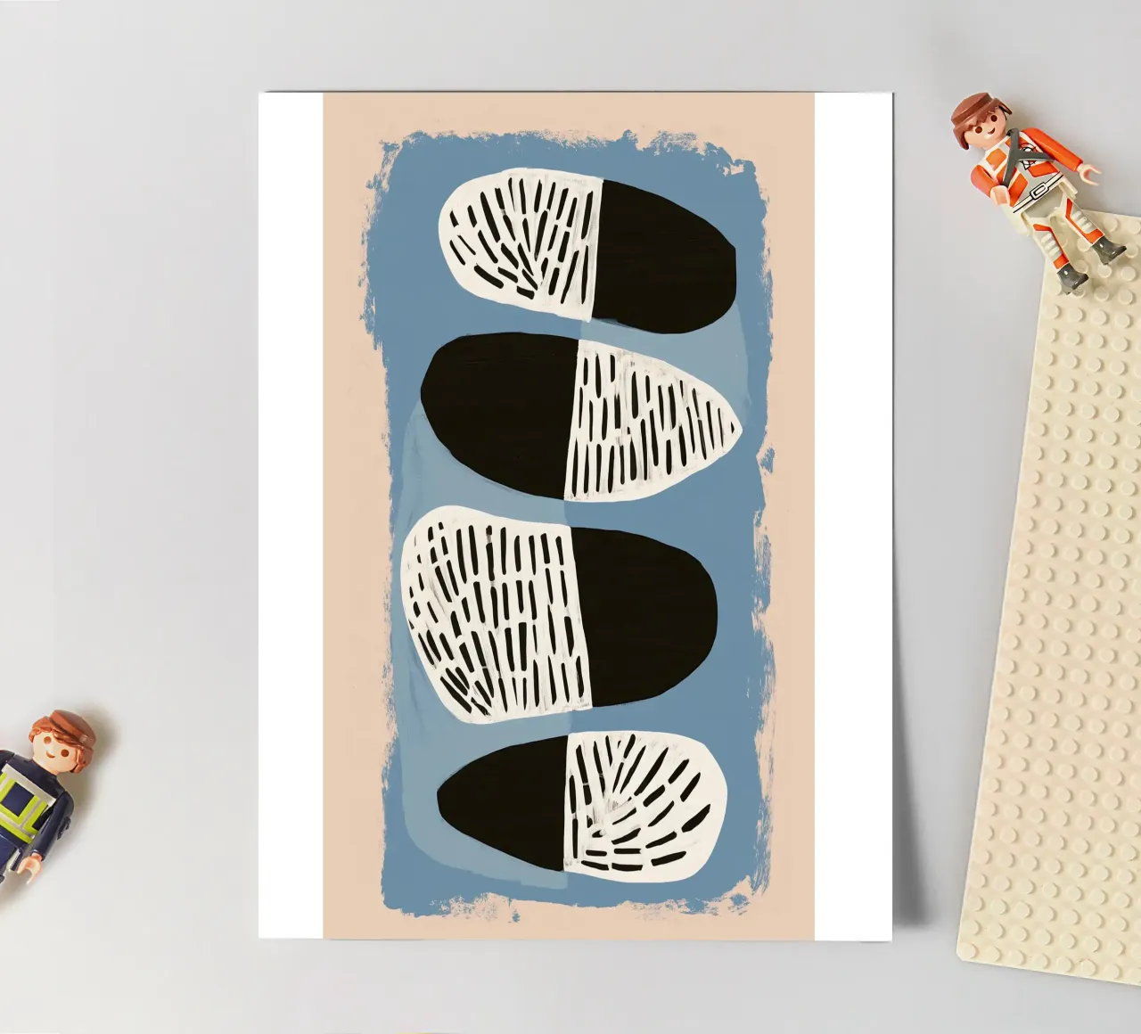 Stone Pattern I sticker sheet by Sienna Atelier