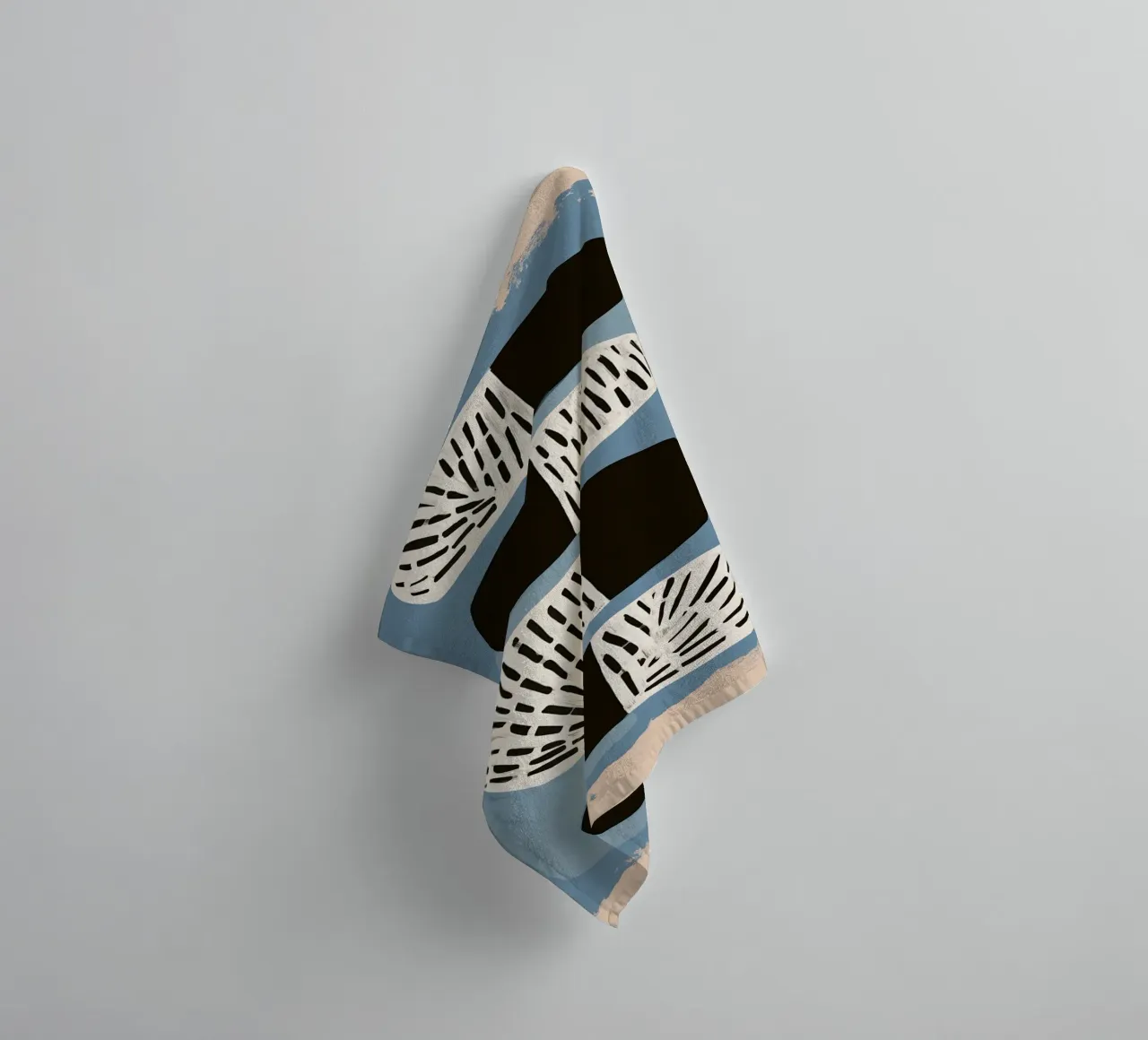 Stone Pattern I towel by Sienna Atelier