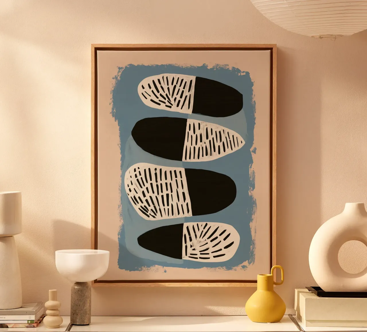 Stone Pattern I canvas van Sienna Atelier