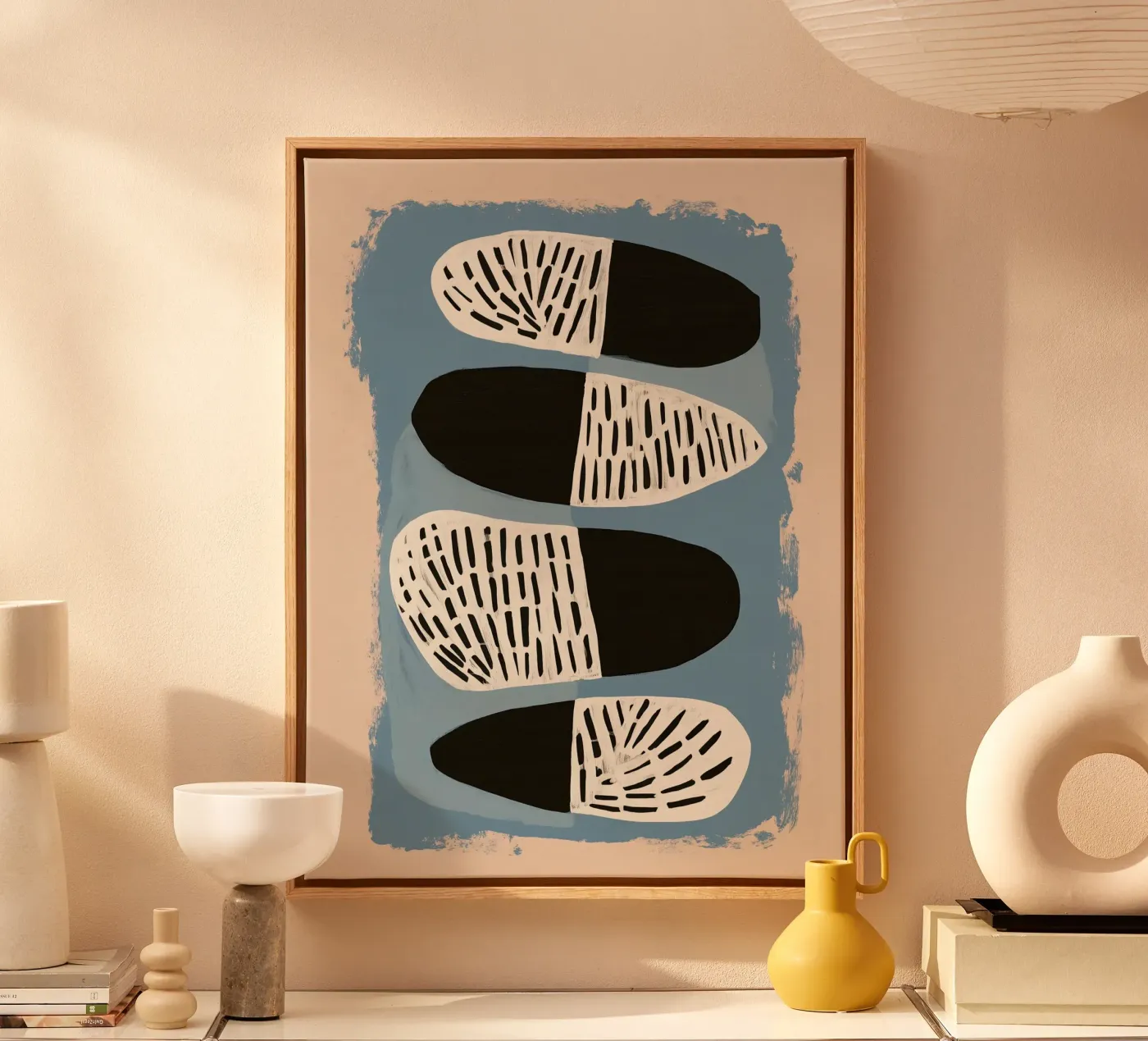 Stone Pattern I canvas by Sienna Atelier