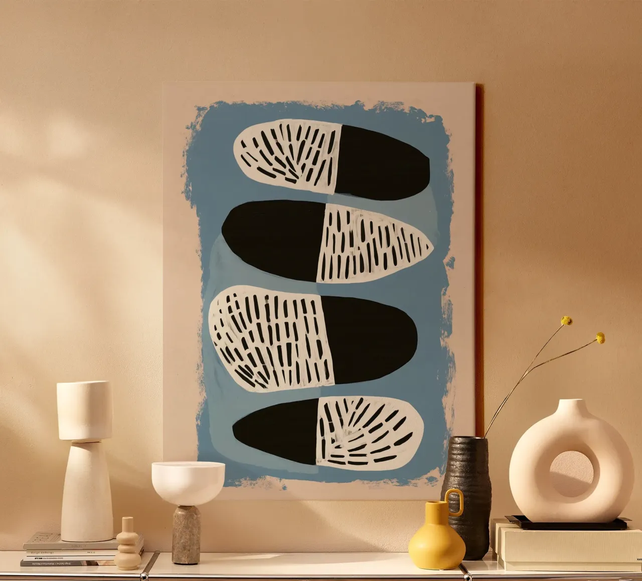 Stone Pattern I canvas van Sienna Atelier