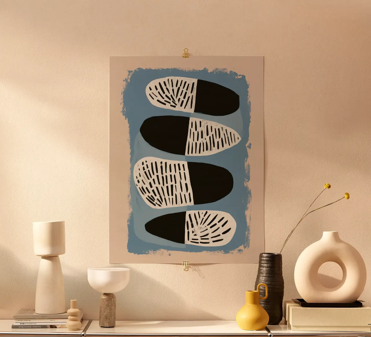 Stone Pattern I Poster von Sienna Atelier
