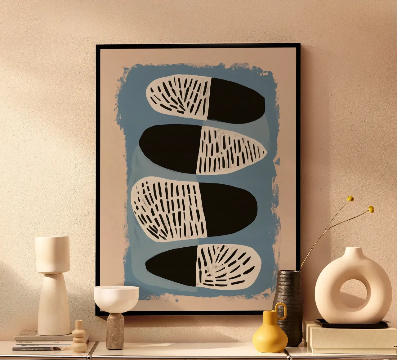 Stone Pattern I Poster von Sienna Atelier