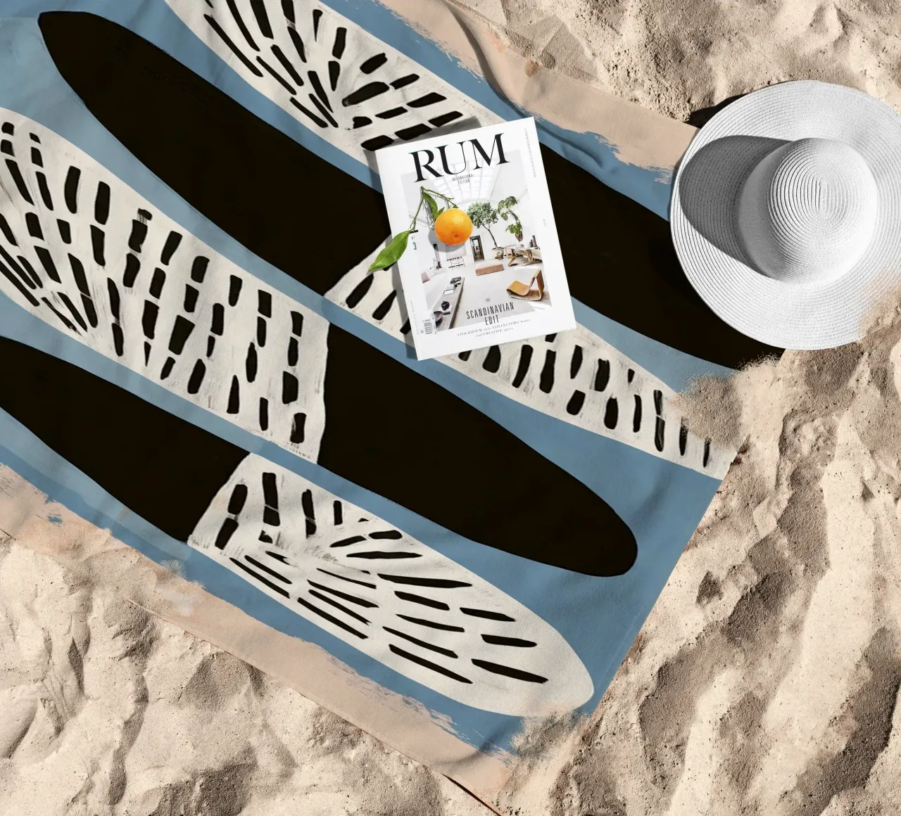 Stone Pattern I telo mare da Sienna Atelier