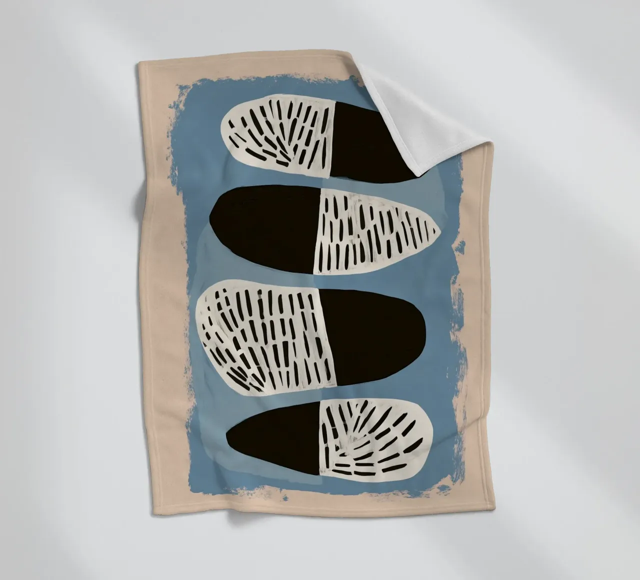 Stone Pattern I Fleecedecke von Sienna Atelier