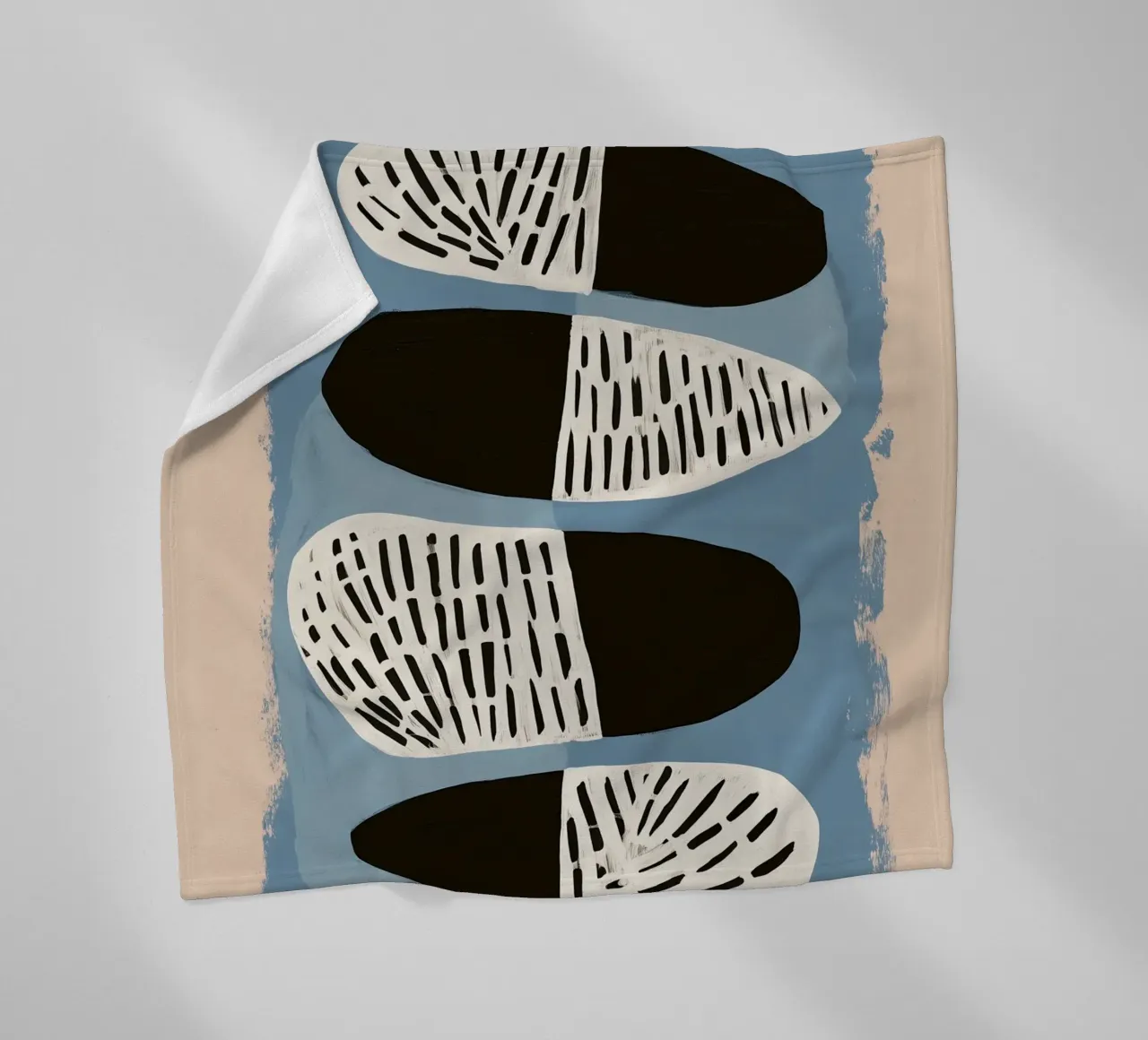 Stone Pattern I Fleecedecke von Sienna Atelier