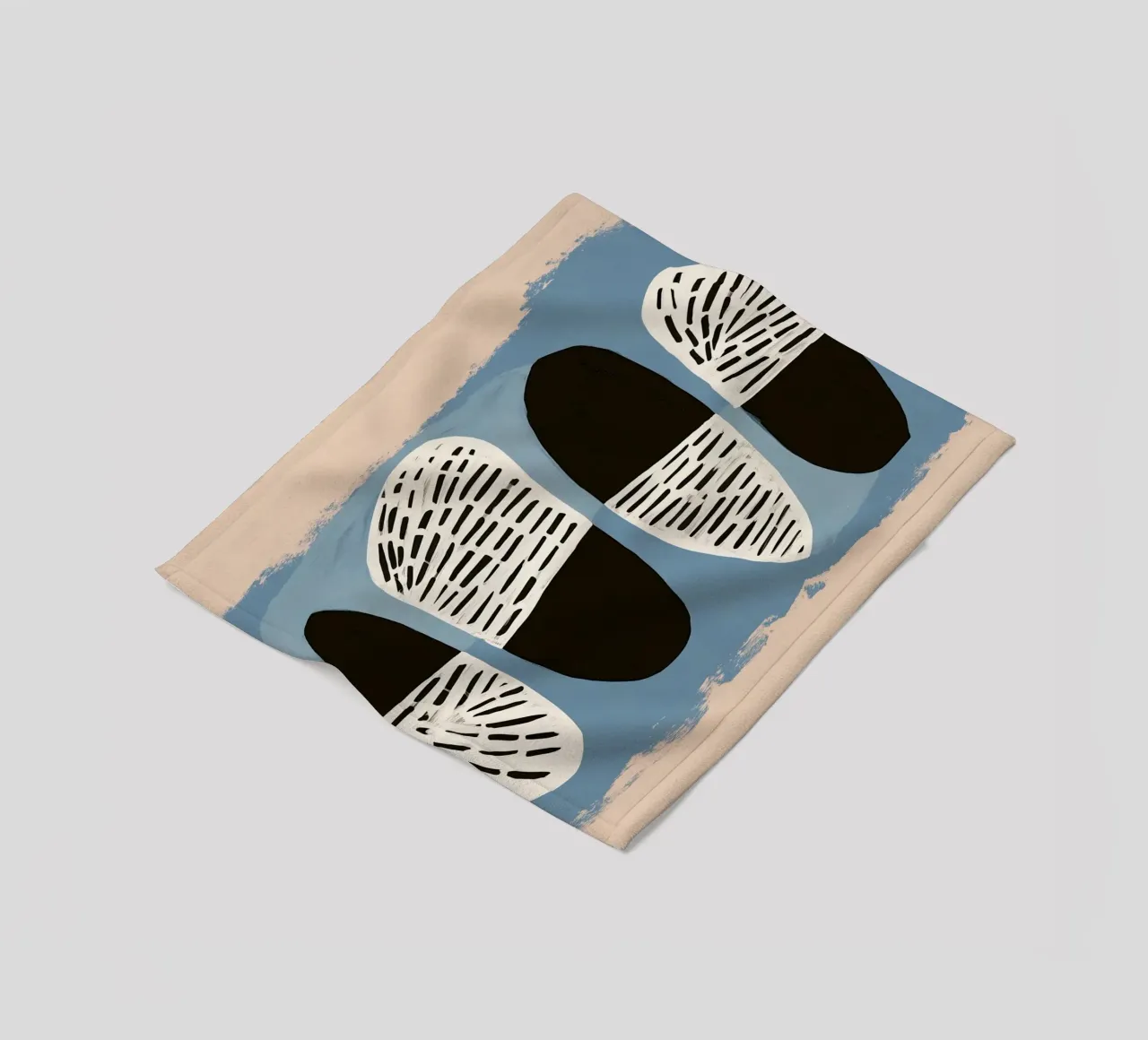 Stone Pattern I Fleecedecke von Sienna Atelier