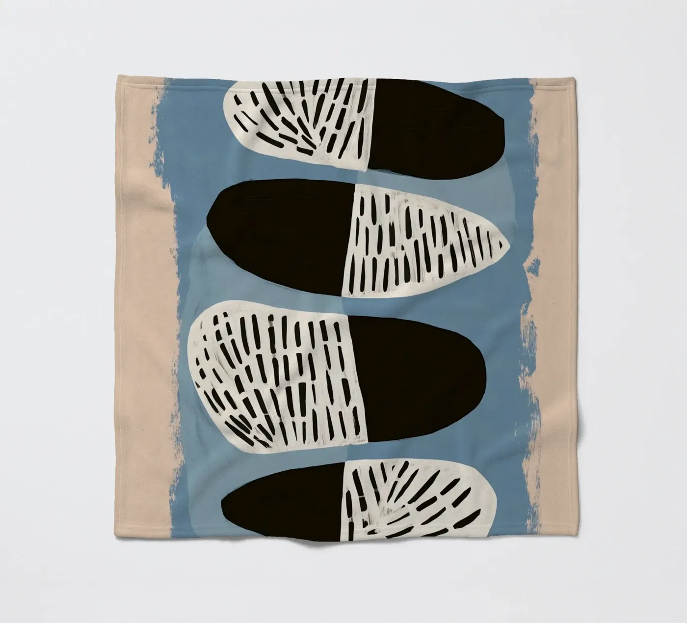 Stone Pattern I plaid polaire de Sienna Atelier