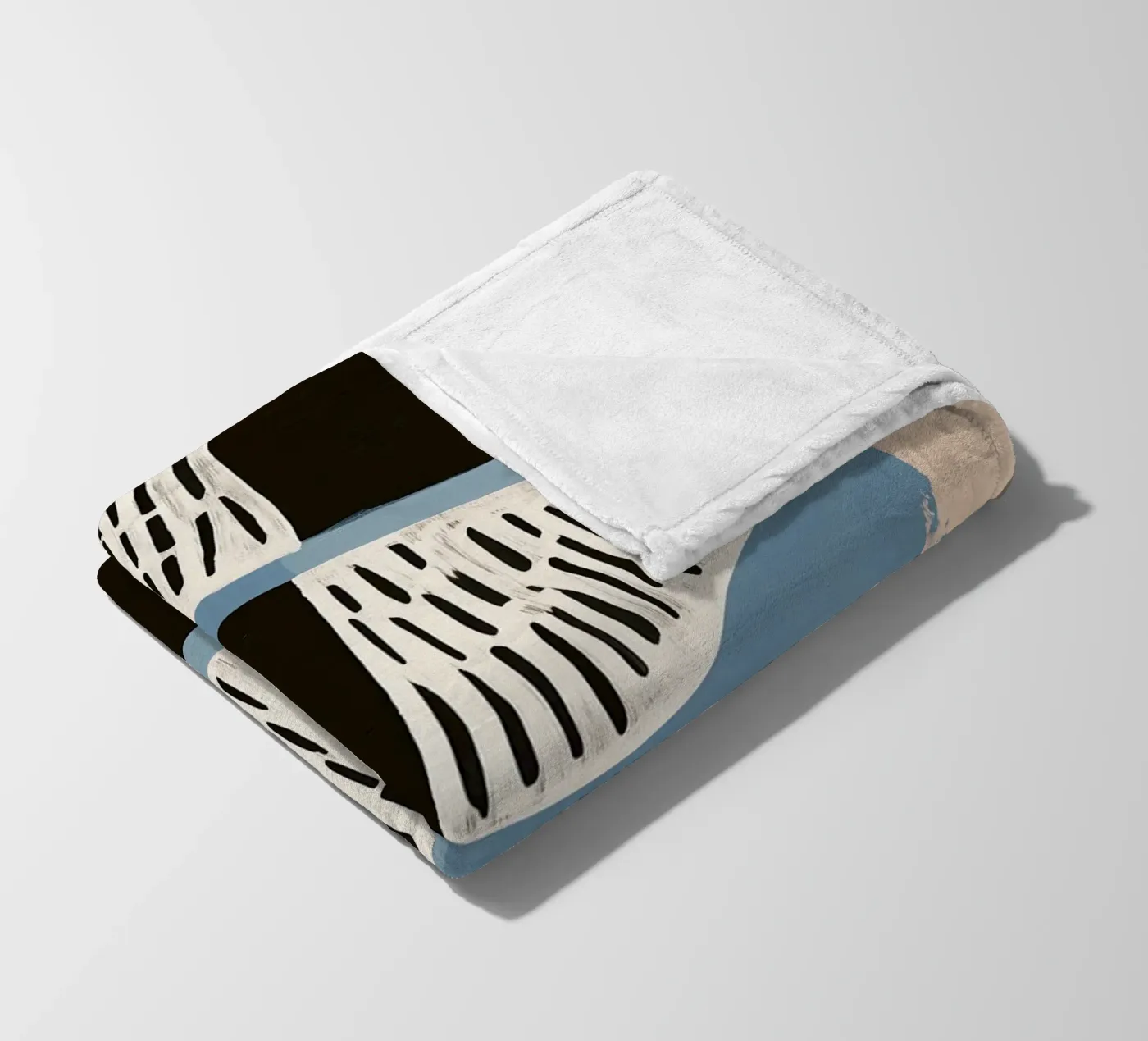 Stone Pattern I plaid polaire de Sienna Atelier