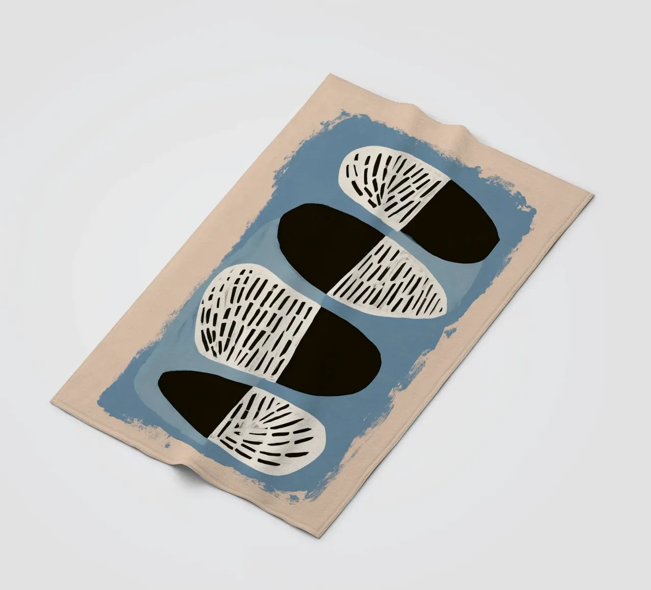 Stone Pattern I Fleecedecke von Sienna Atelier