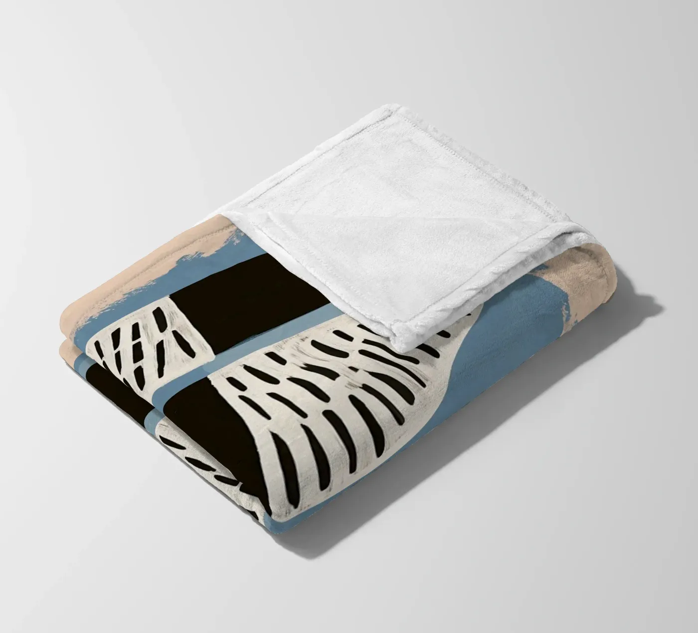 Stone Pattern I plaid polaire de Sienna Atelier