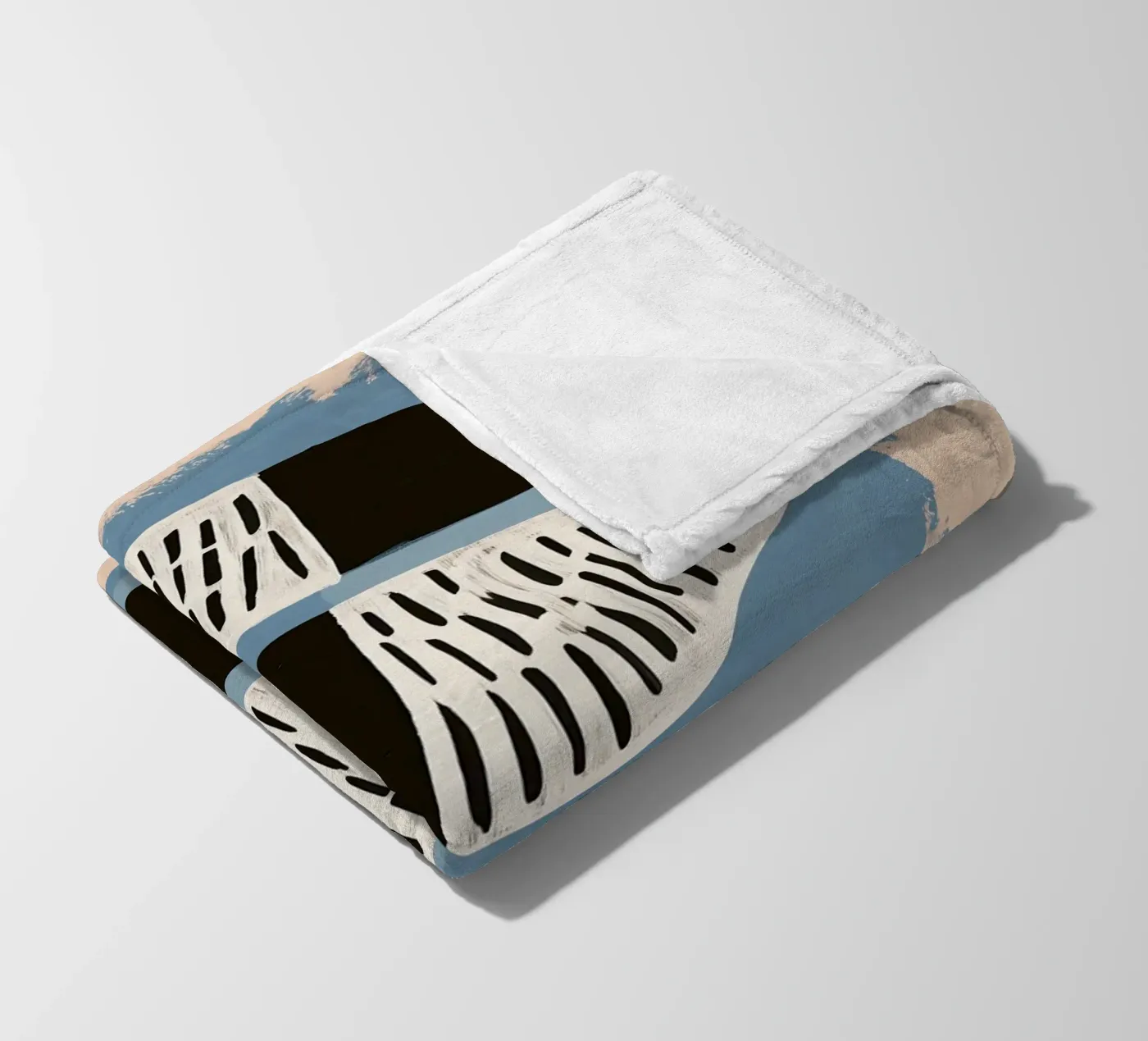 Stone Pattern I plaid polaire de Sienna Atelier