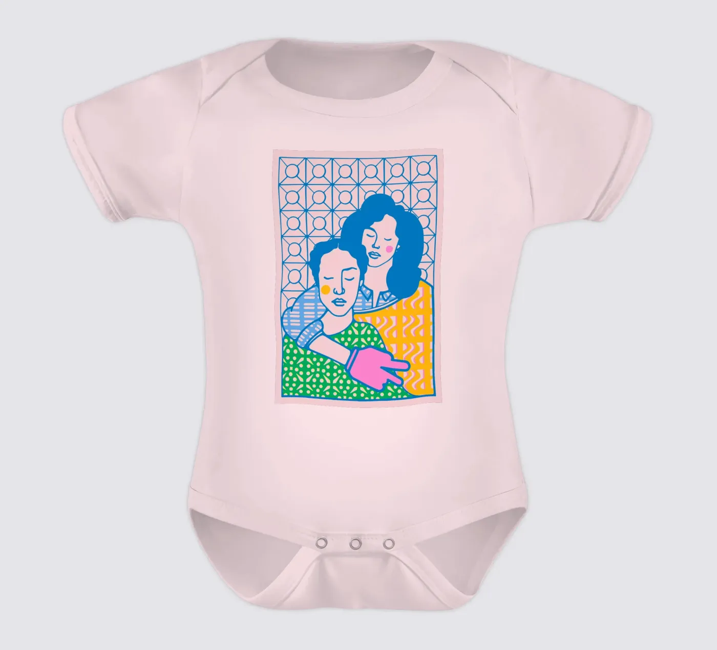 Ella's short-sleeve baby romper by Portraits