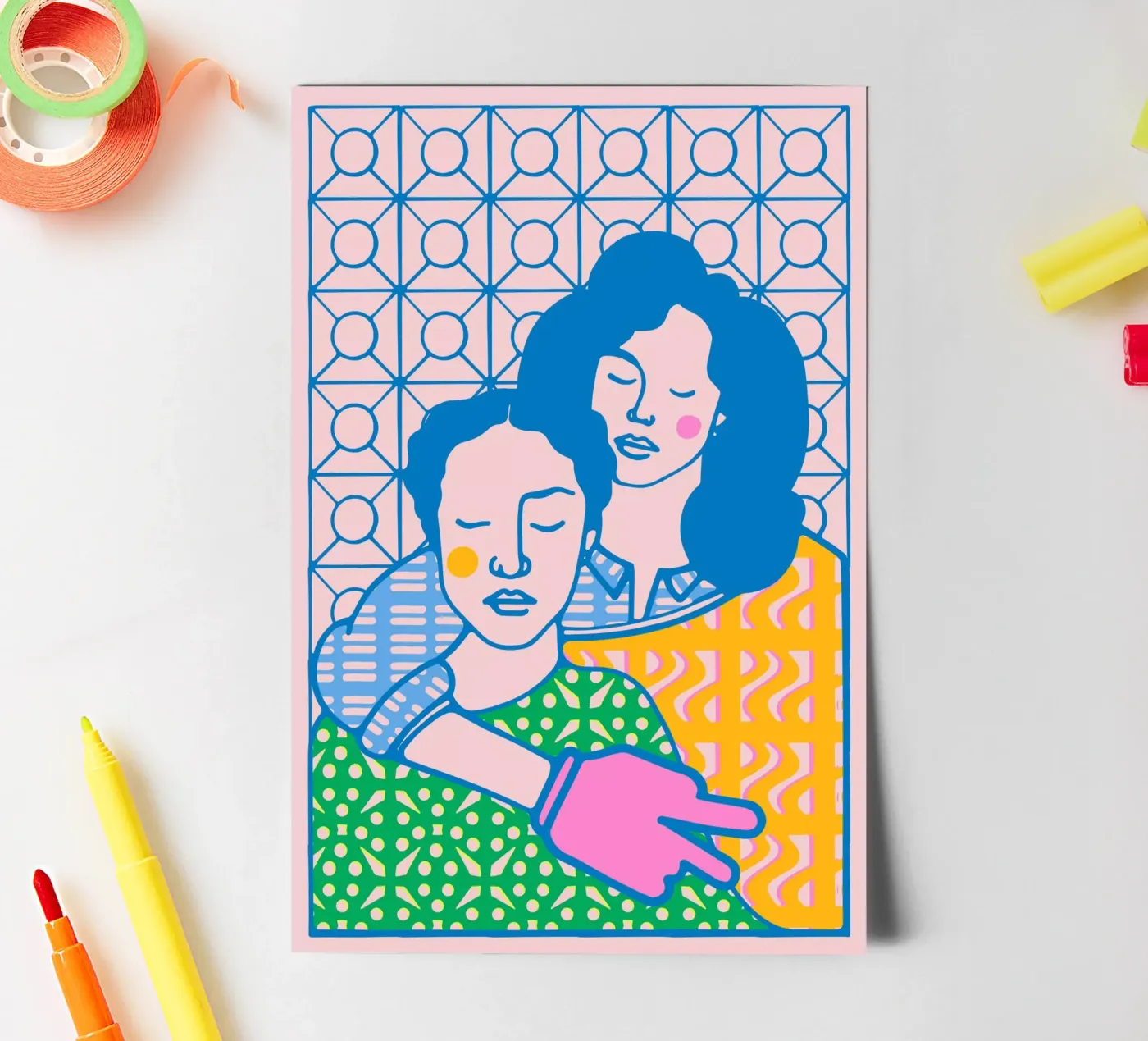 Ella's sticker sheet by Portraits