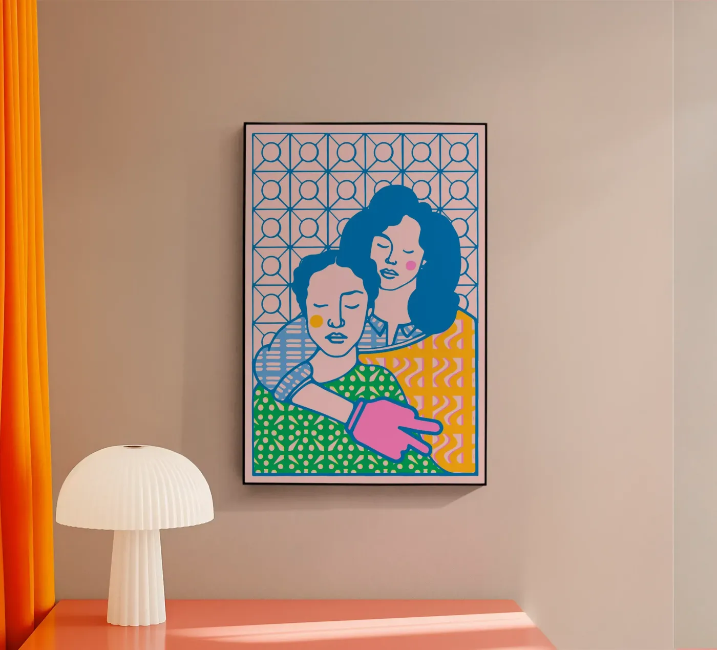 Ella's plexiglass da Portraits