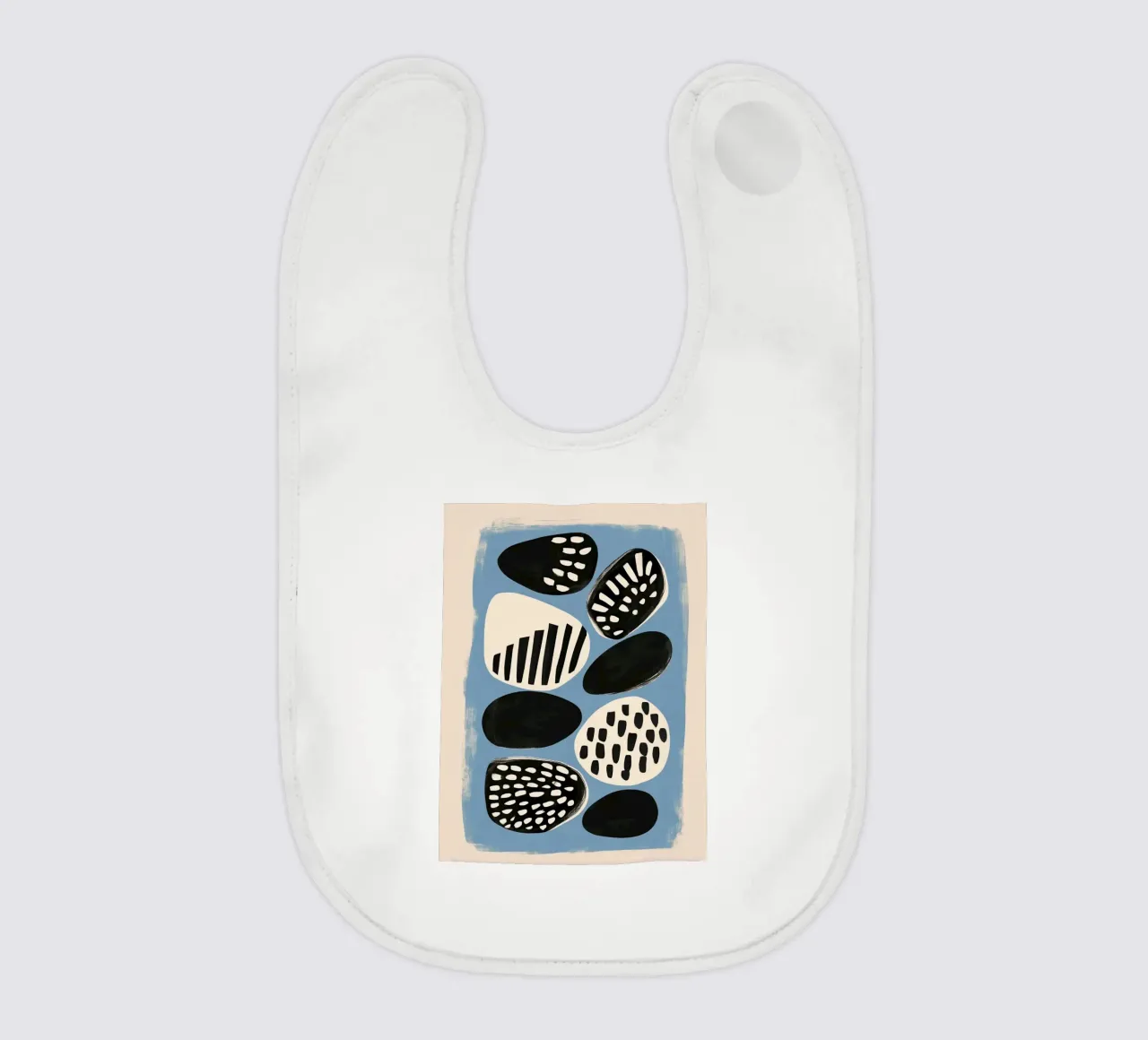 Stone Pattern II Babylätzchen von Sienna Atelier