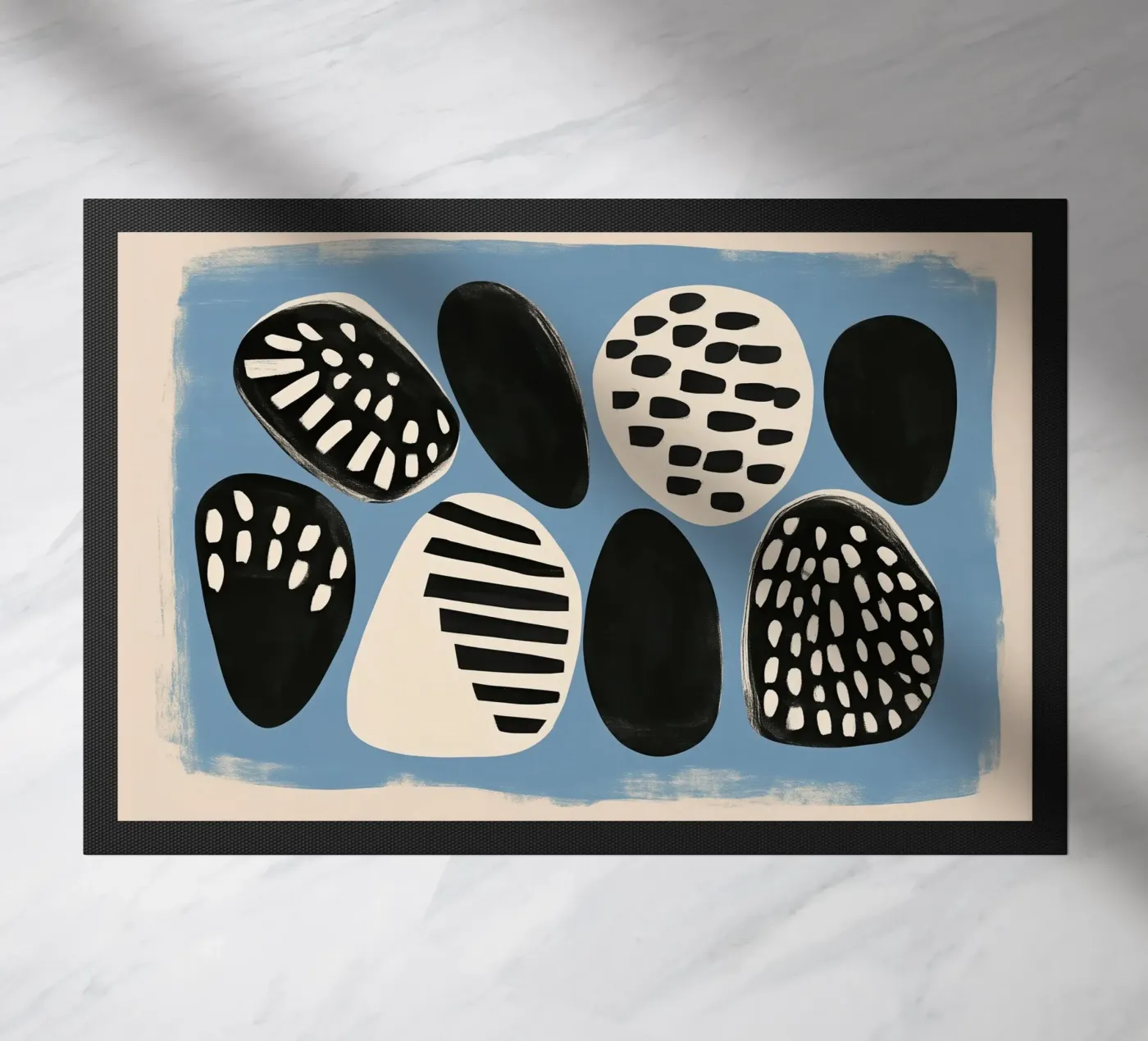 Stone Pattern II paillasson de Sienna Atelier