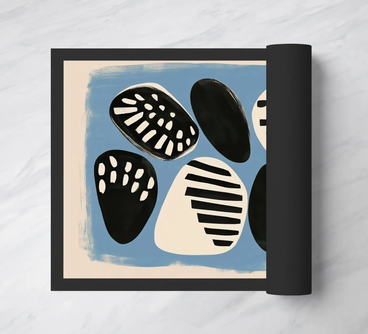 Stone Pattern II paillasson de Sienna Atelier