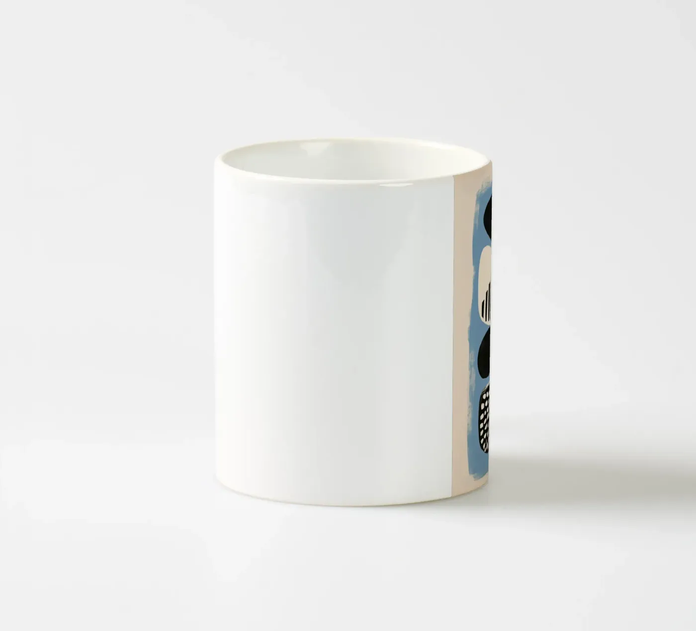 Stone Pattern II ceramic mug by Sienna Atelier