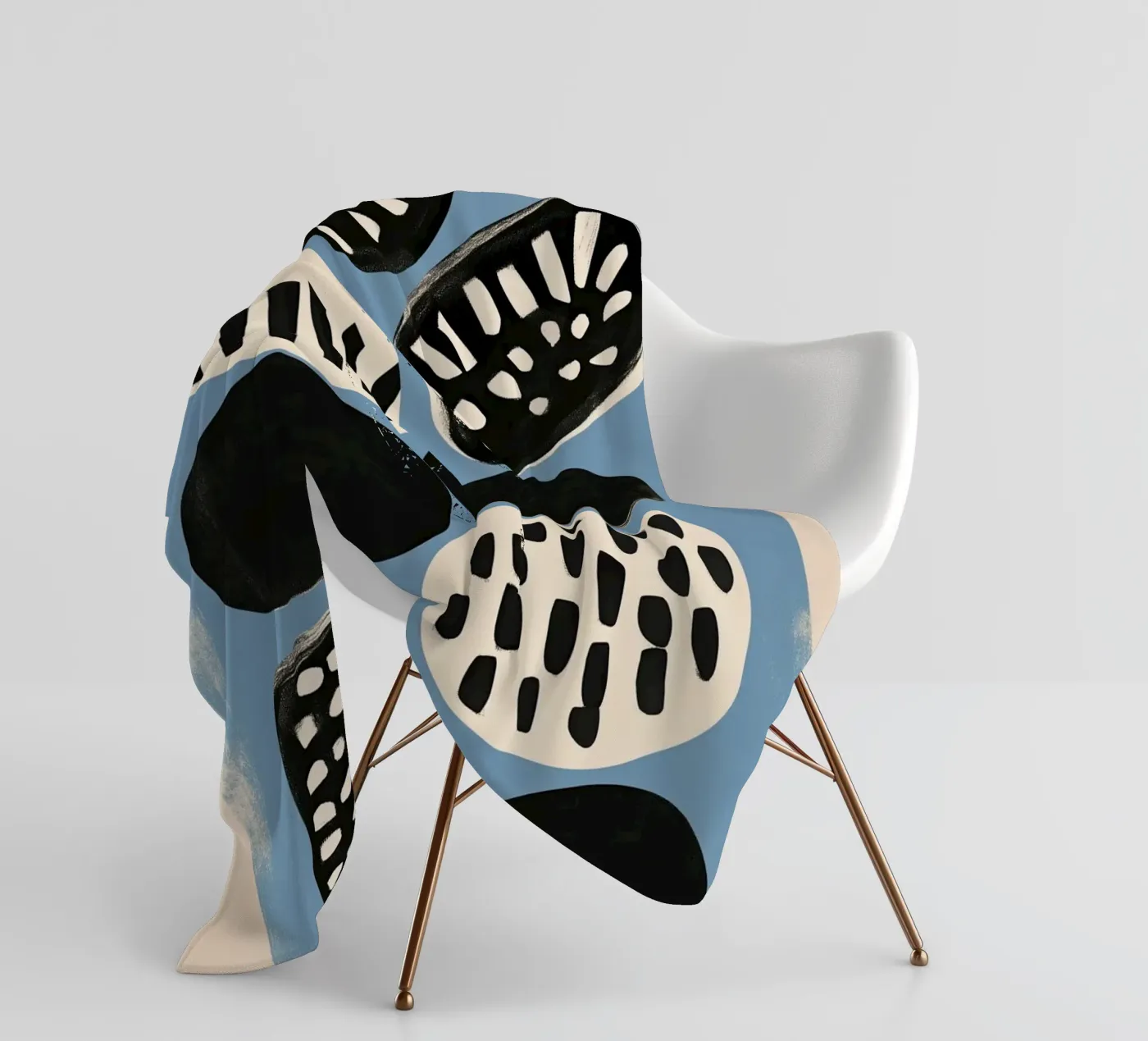 Stone Pattern II plaid polaire de Sienna Atelier