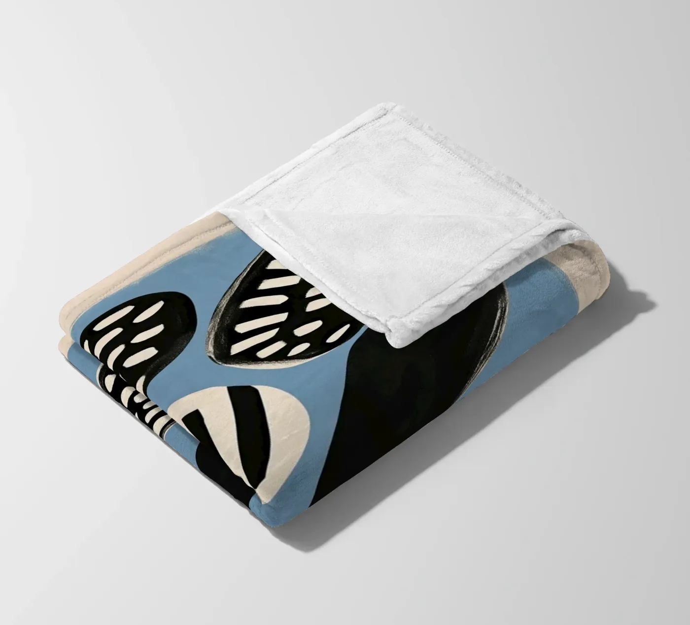 Stone Pattern II plaid polaire de Sienna Atelier