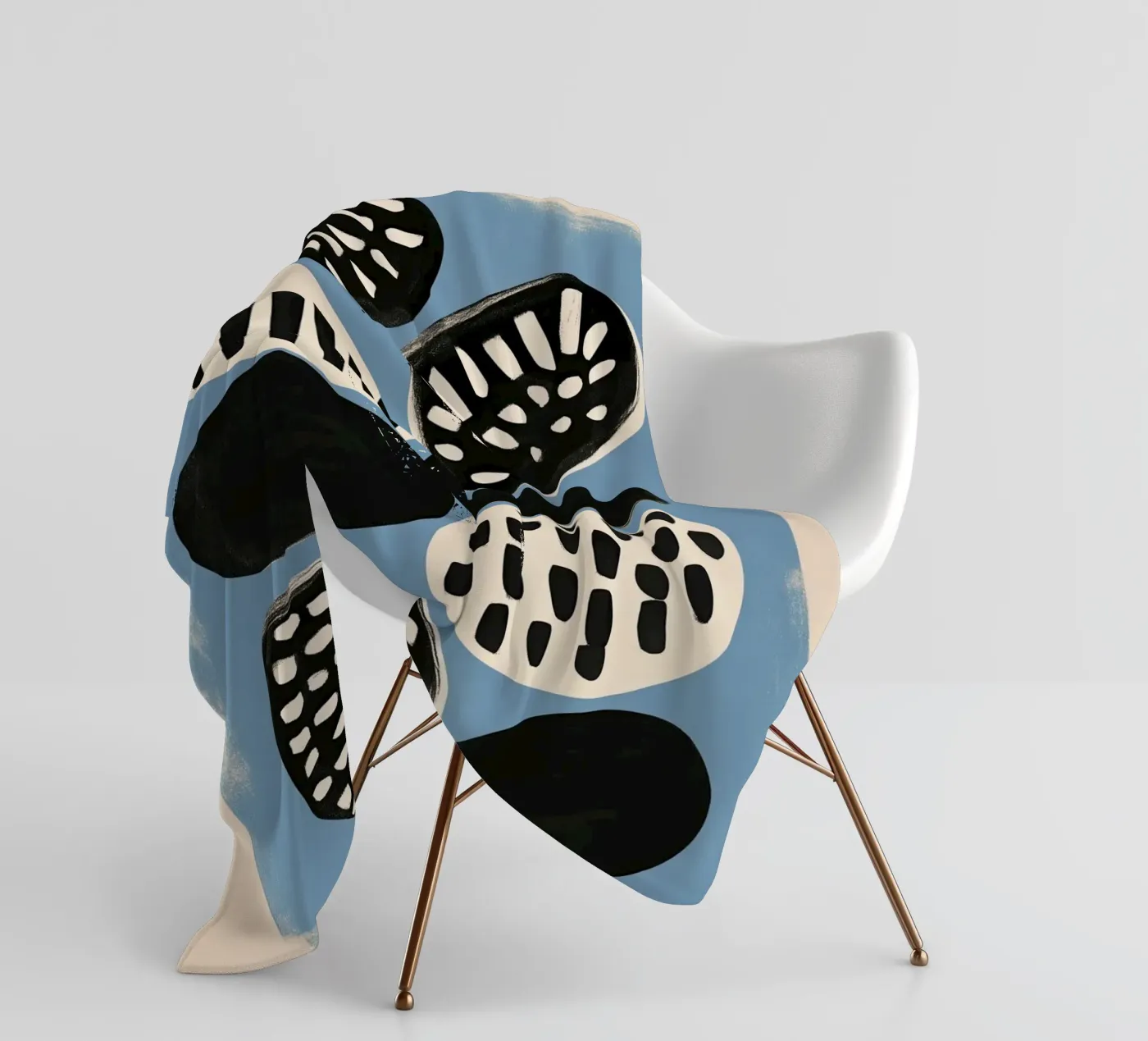 Stone Pattern II plaid polaire de Sienna Atelier