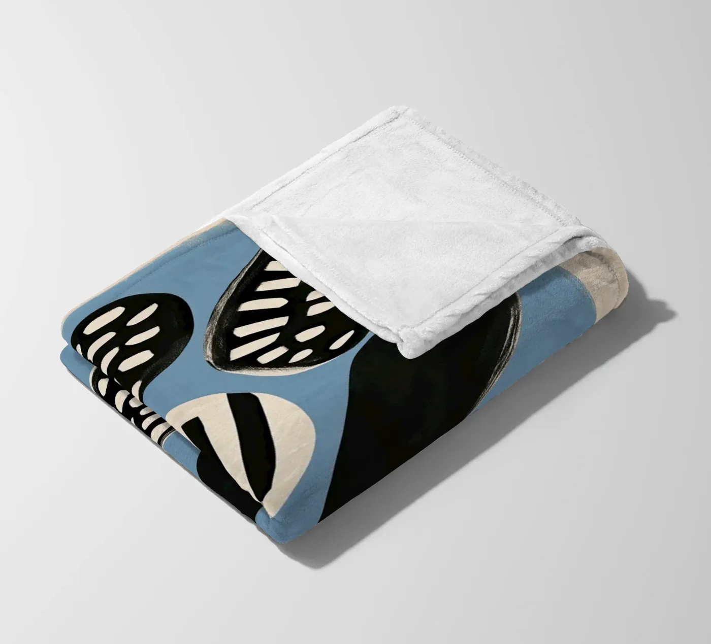 Stone Pattern II plaid polaire de Sienna Atelier