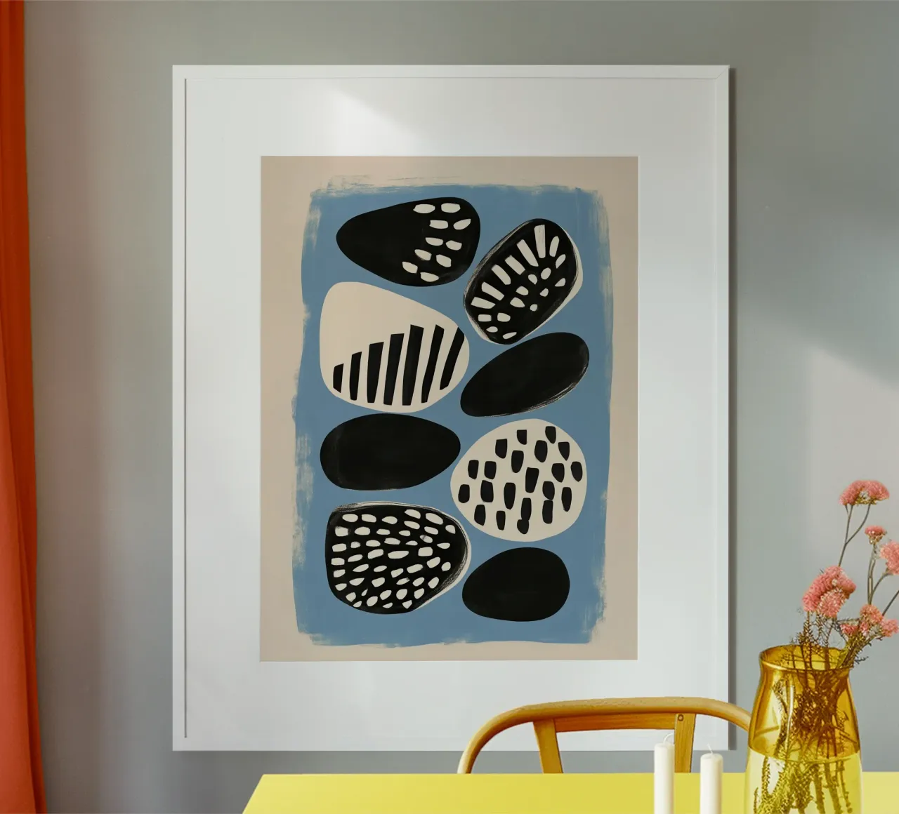 Stone Pattern II poster van Sienna Atelier