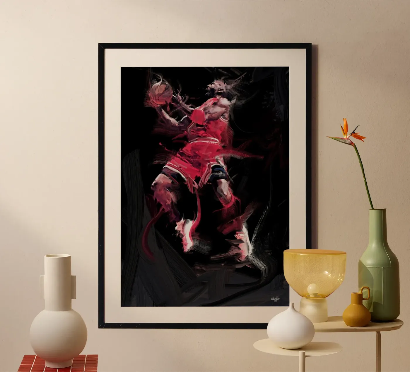 Basket-ball MJ ELEGANCE Poster von tylerstudio