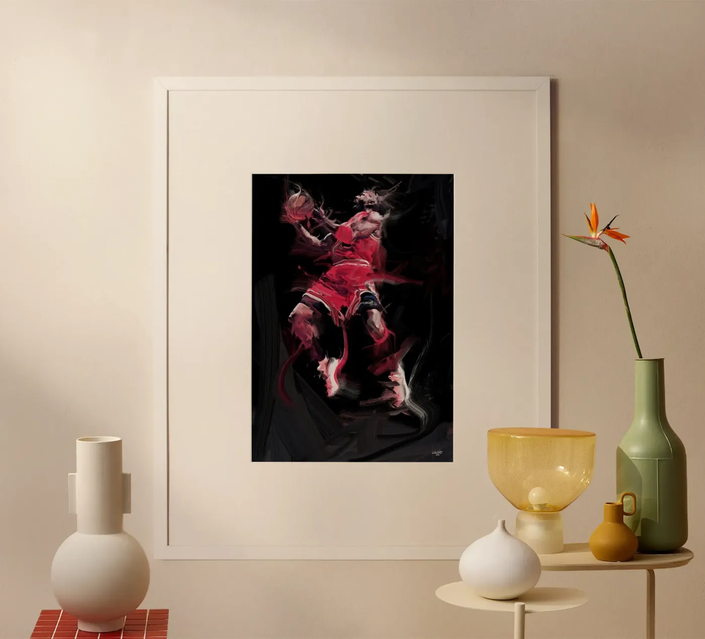Basket-ball MJ ELEGANCE Poster von tylerstudio