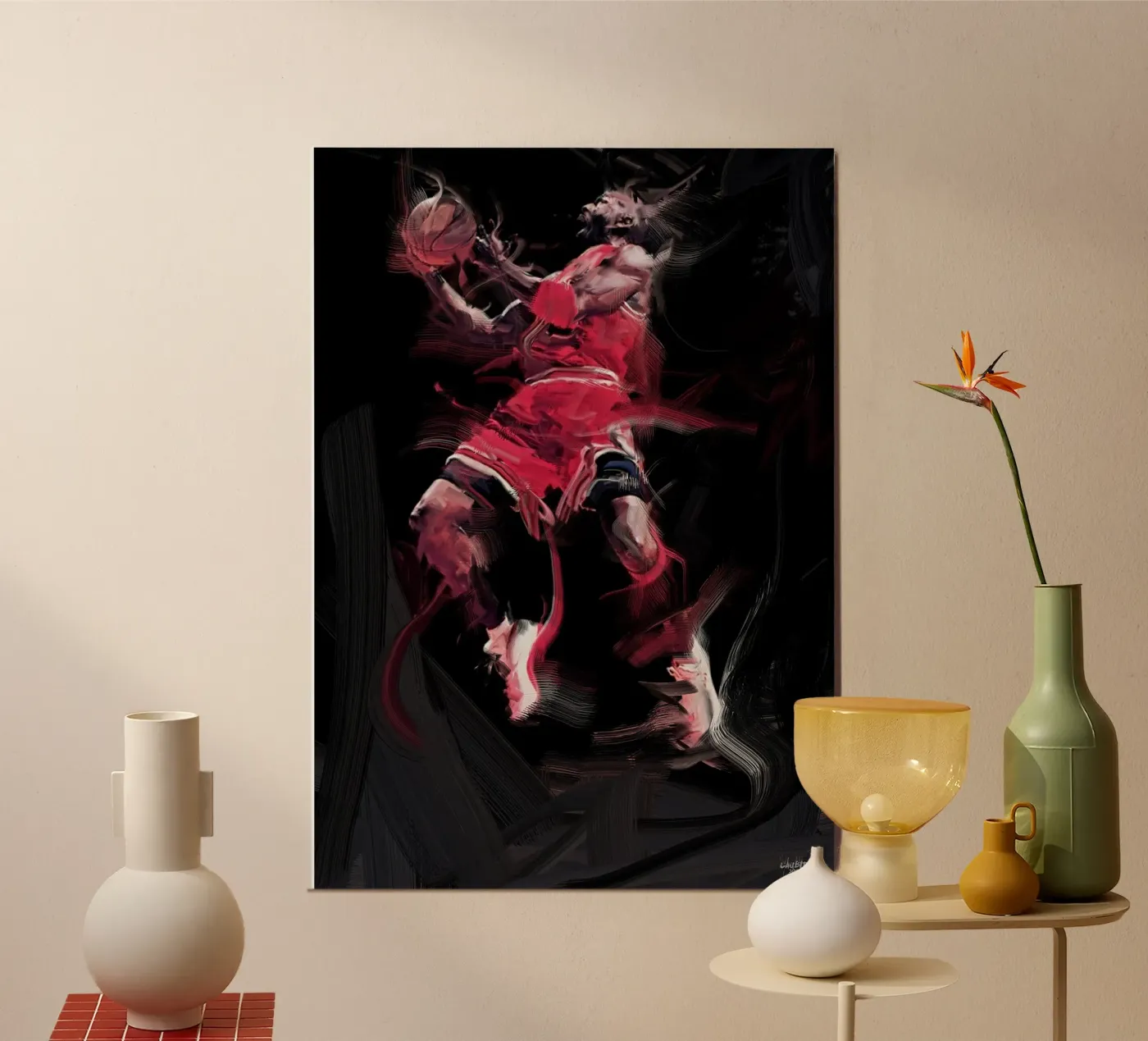 Basket-ball MJ ELEGANCE Poster von tylerstudio