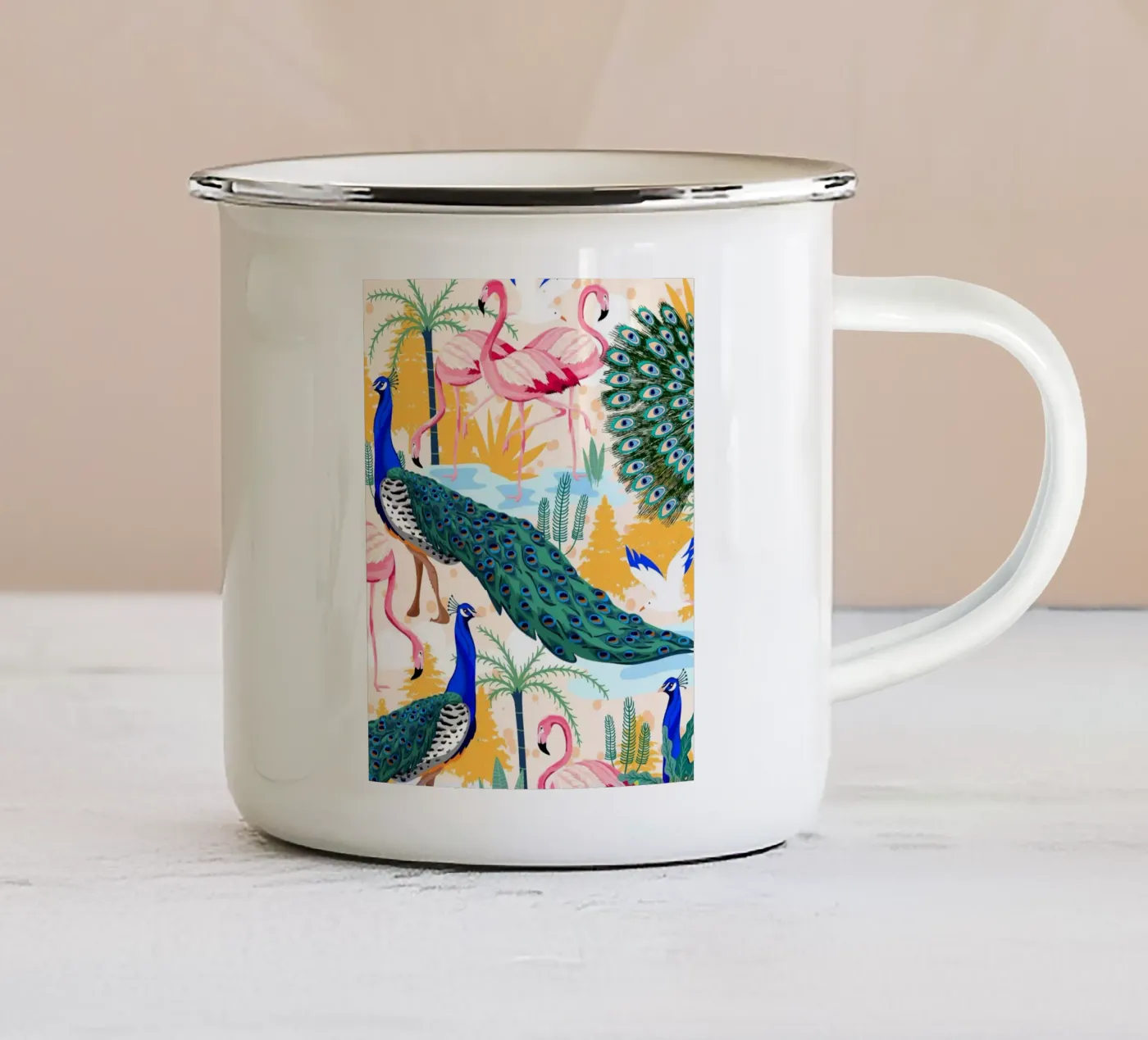 Utopia enamel mug by 83oranges.com