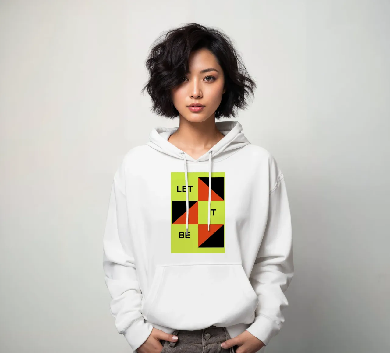 Let It Be felpa con cappuccio da Naxart