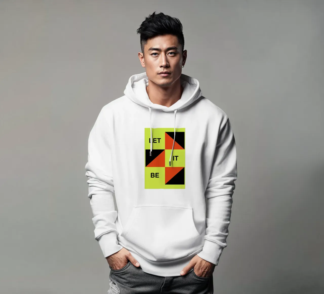 Let It Be felpa con cappuccio da Naxart