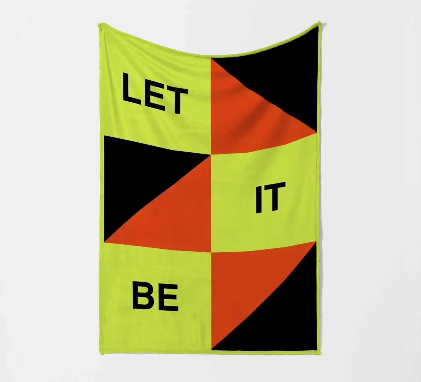 Let It Be fleecedeken van Naxart