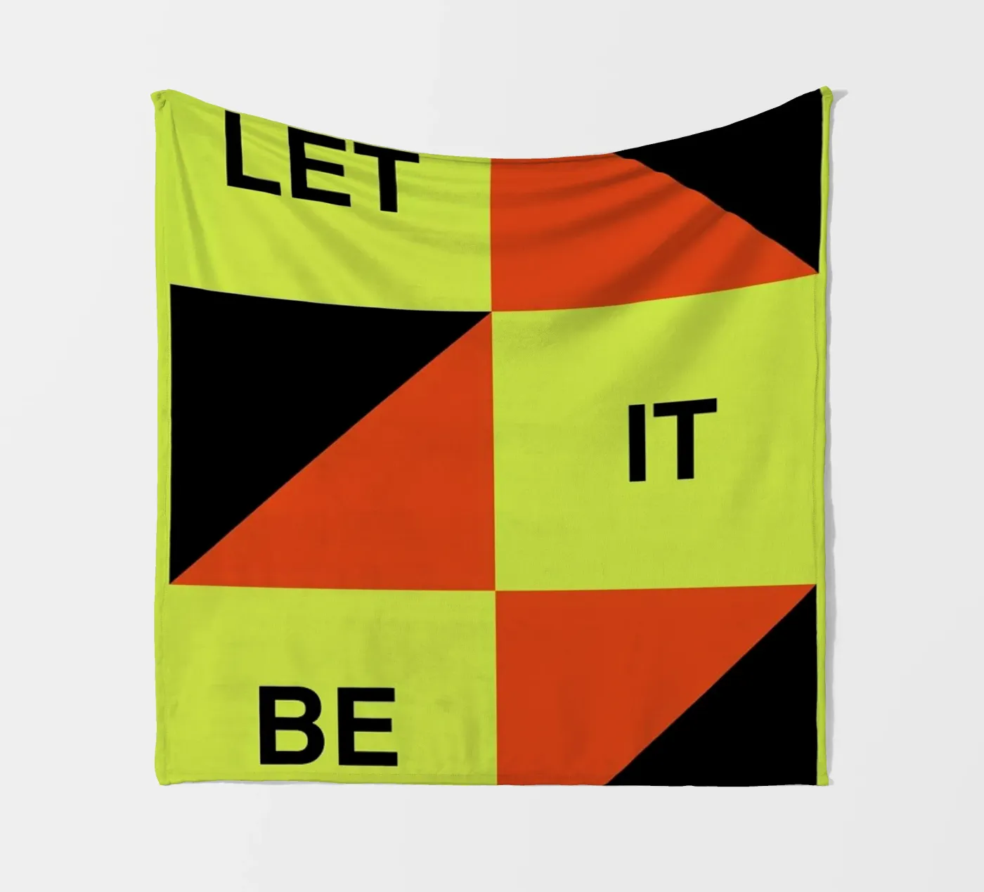 Let It Be fleecedeken van Naxart