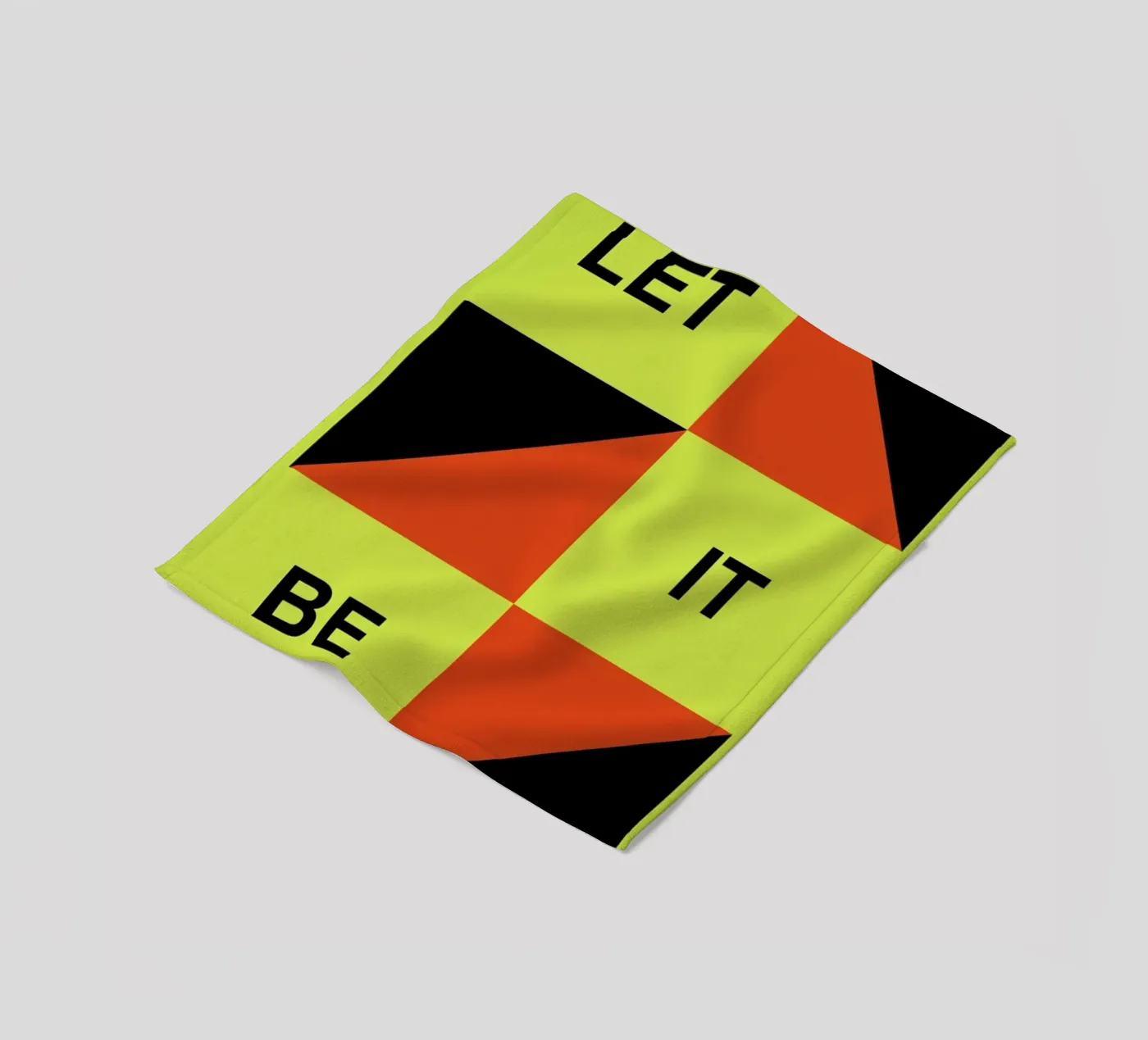 Let It Be fleecedeken van Naxart