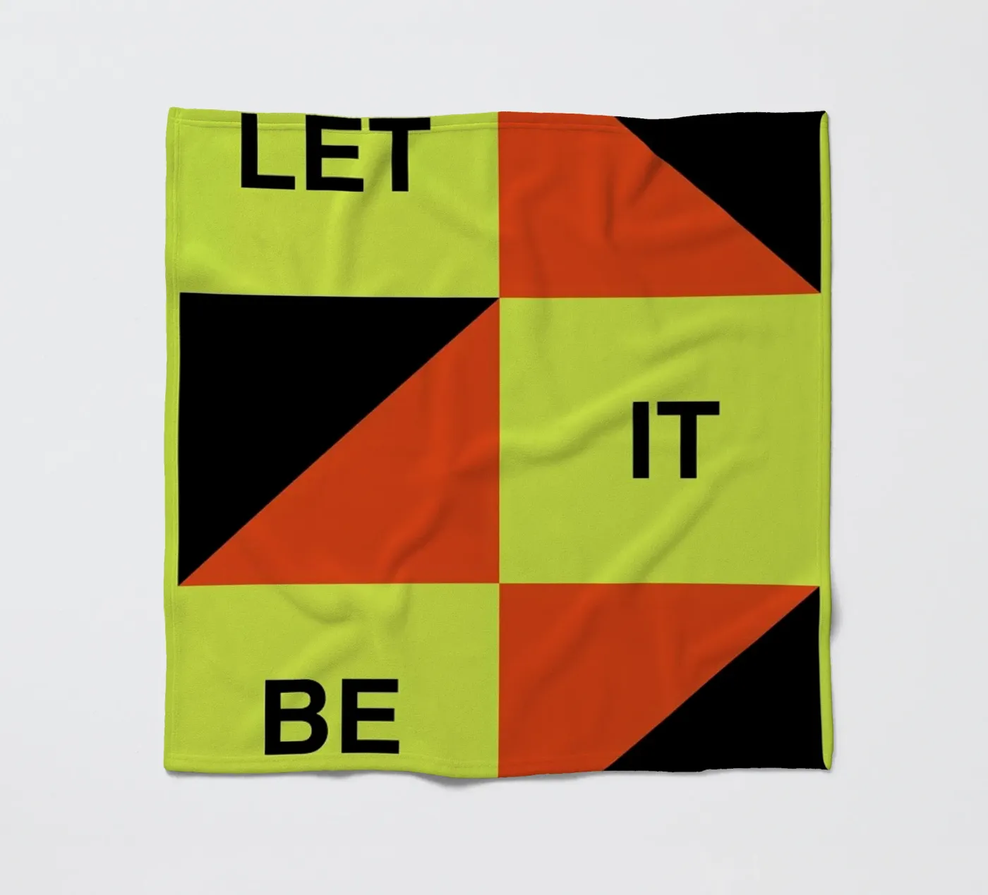 Let It Be fleecedeken van Naxart