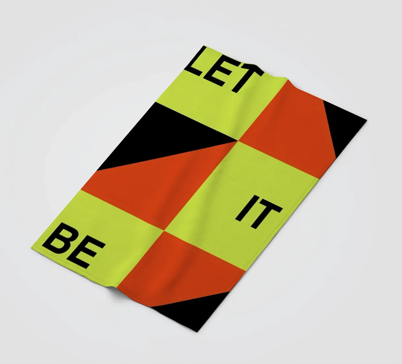 Let It Be fleecedeken van Naxart