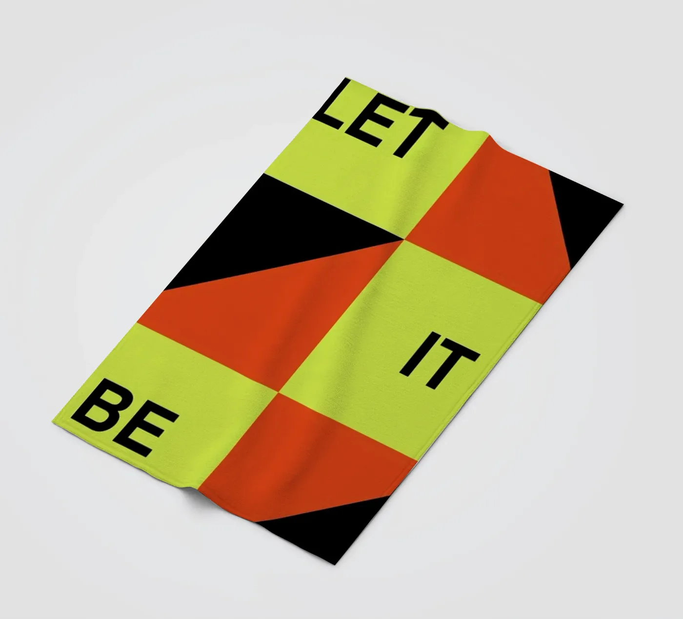 Let It Be fleecedeken van Naxart