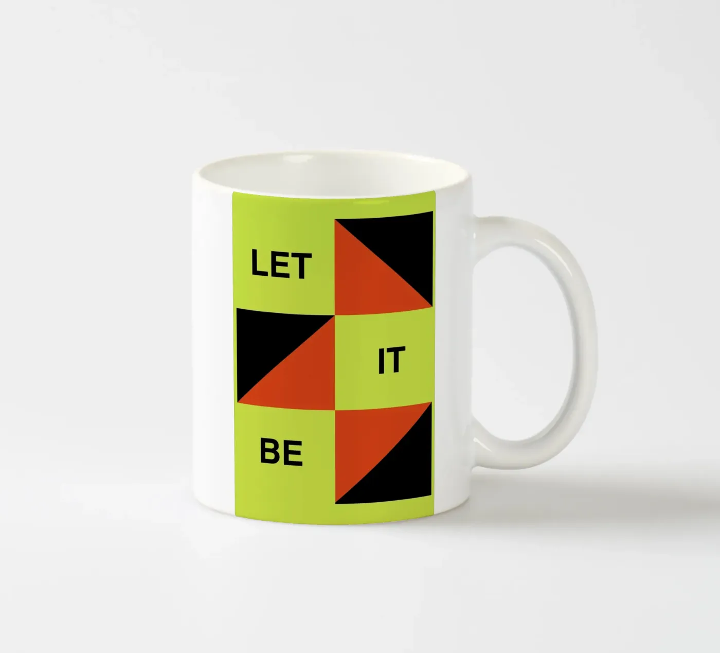 Let It Be ceramic mug by Naxart