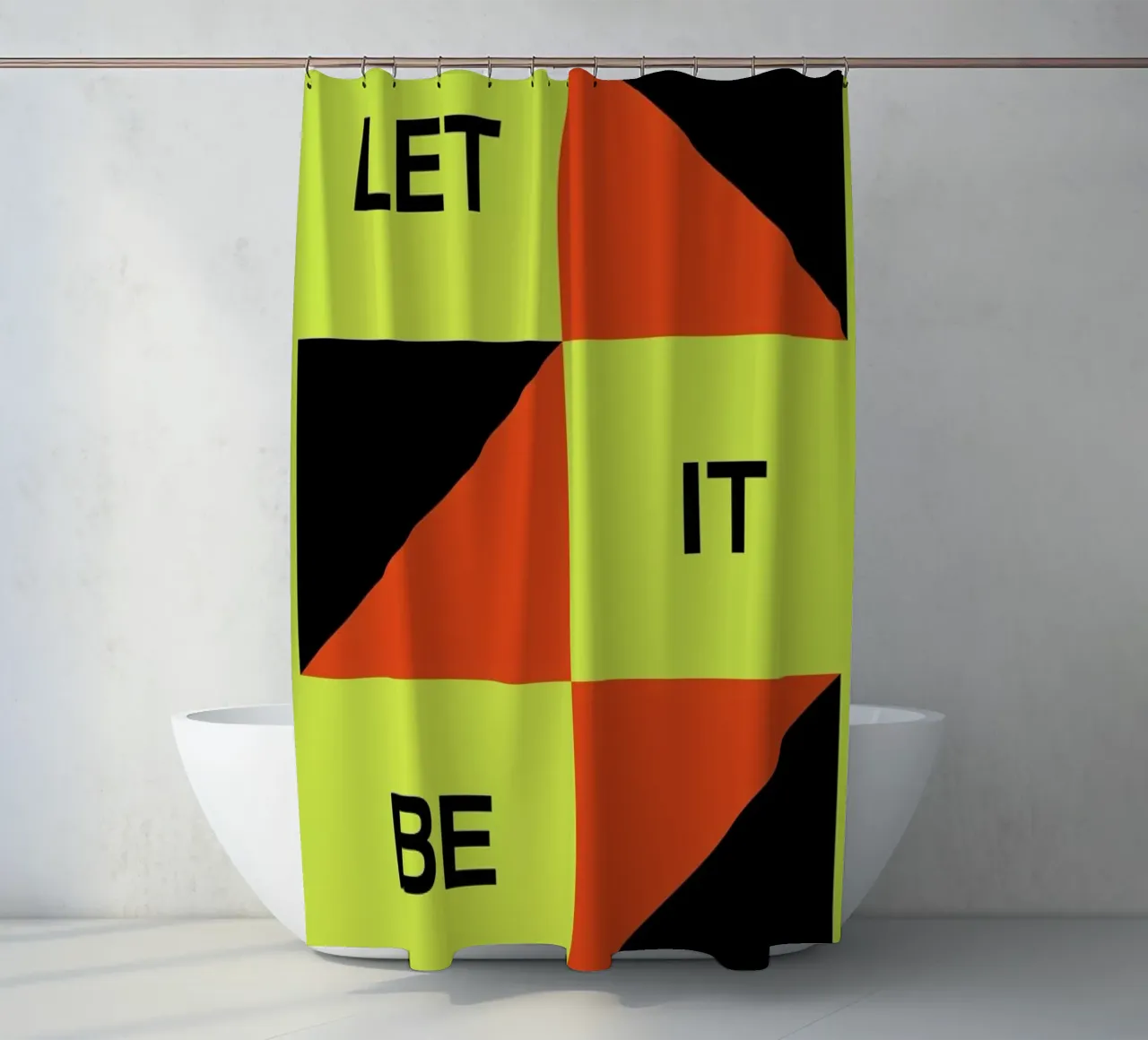 Let It Be tenda da doccia da Naxart