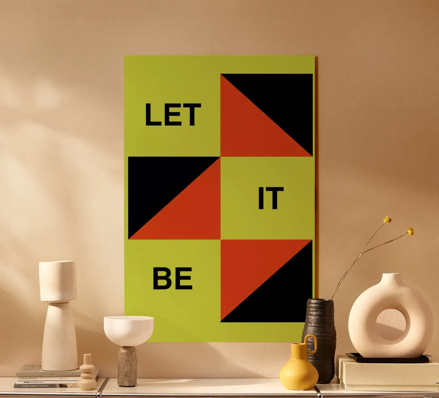 Let It Be Acryl-Glas von Naxart